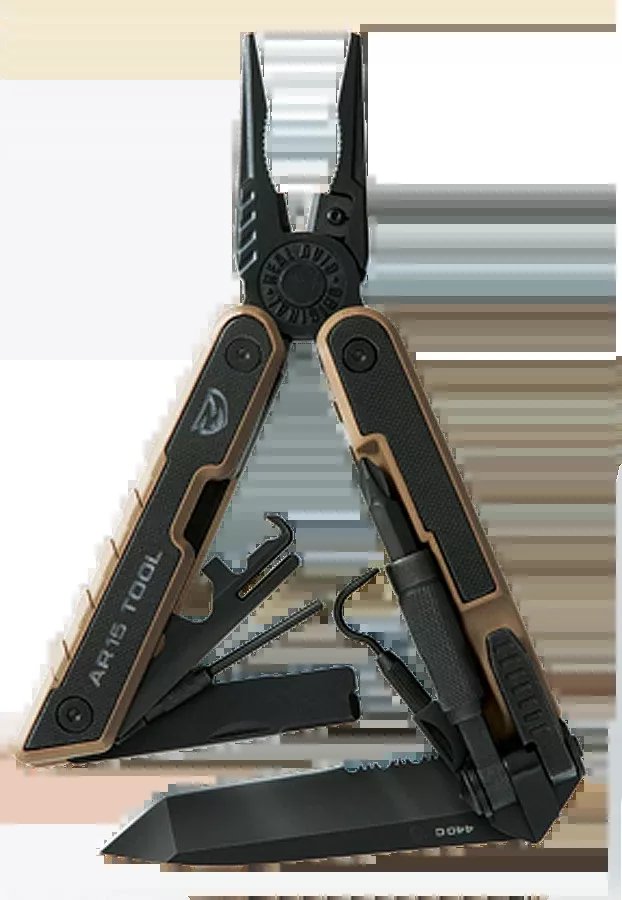 Real Avid AVAR15T AR-15 Multi-Purpose Tool 3.25" 440C Tanto Part Serrated