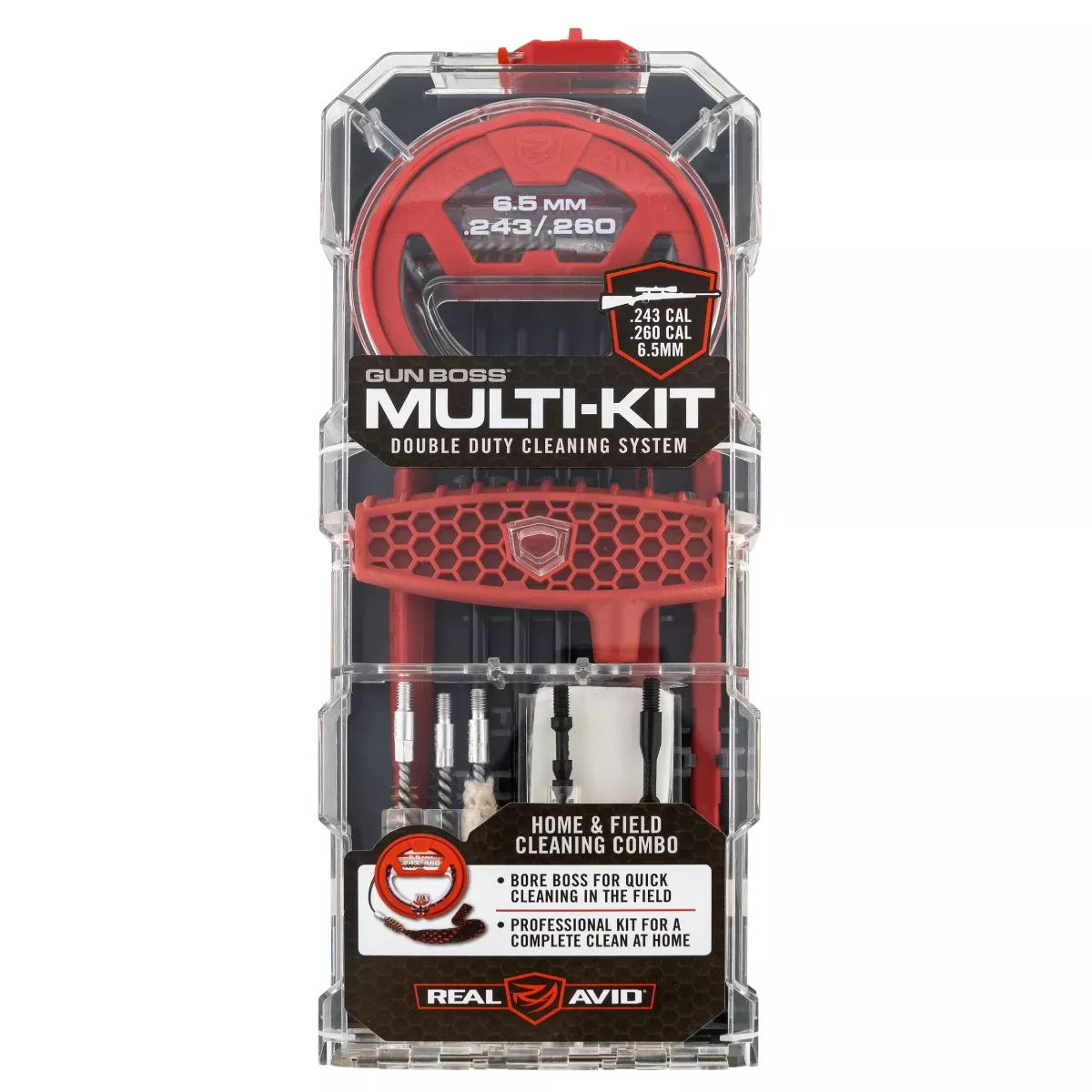 Real Avid Gun Boss Multi-Kit 6.5 Cal 243 Cal 260 Cal Rifle