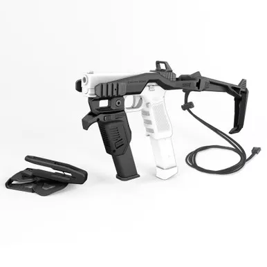 ReCover Tactical 20/20MG Stabilizer Kit - Brace w/Strap, UCH & GCH17 Charging Handles, Minimalist Sling, Picatinny Side Rails, G7 Holster w/Pistol Adapter, MG9 Angled Mag Pouch For Glock Magazines