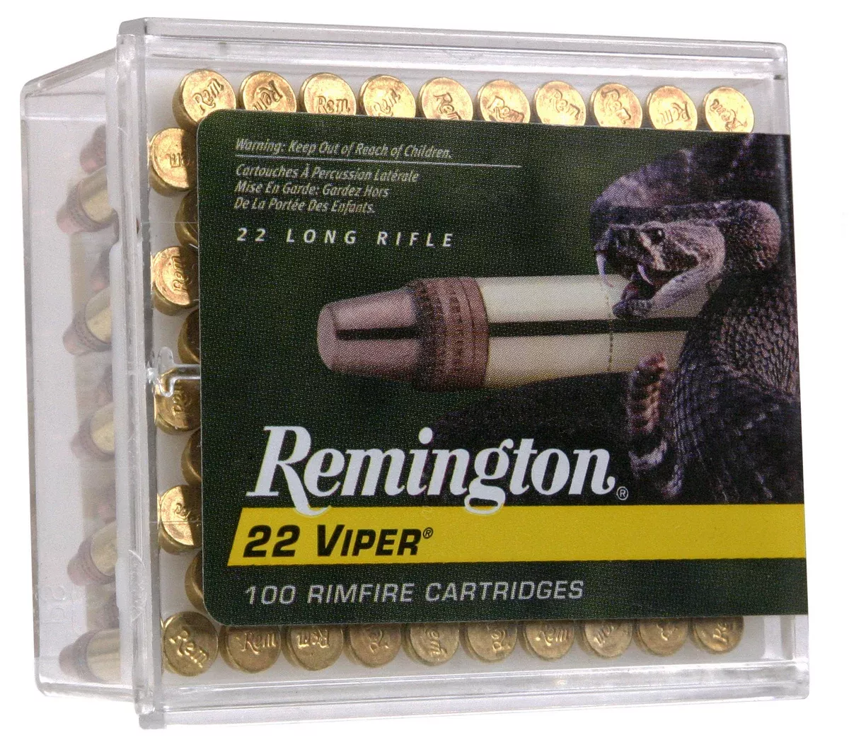Remington Ammunition 21288 Viper22LR 36gr Truncated Cone Solid 100 Per Box/50 Case