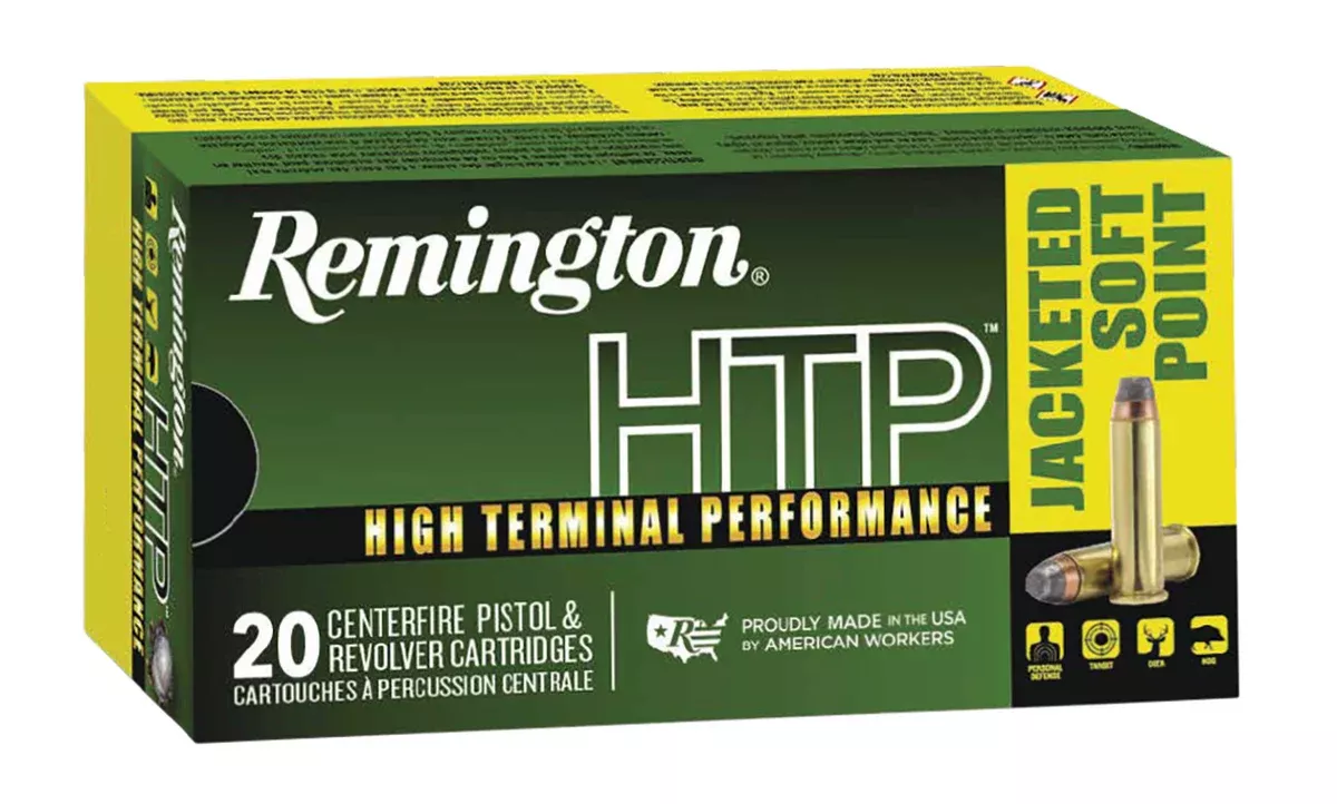 Remington Ammunition 23000 HTP41RemMag 210gr Jacketed Soft Point 20 Per Box/25 Case