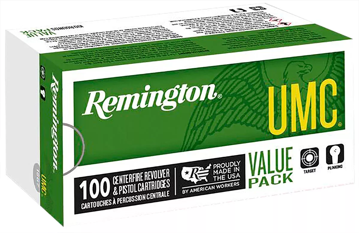 Remington Ammunition 23797 UMC Value Pack 45ACP 230gr Full Metal Jacket 100 Per Box/6 Case