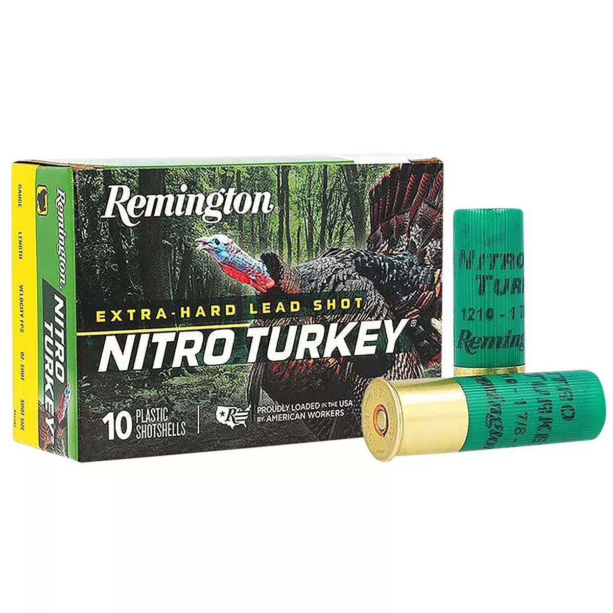 Remington Ammunition 26712 Nitro Turkey12Gauge 3.50" 2oz 6Shot 10 Per Box/10 Case