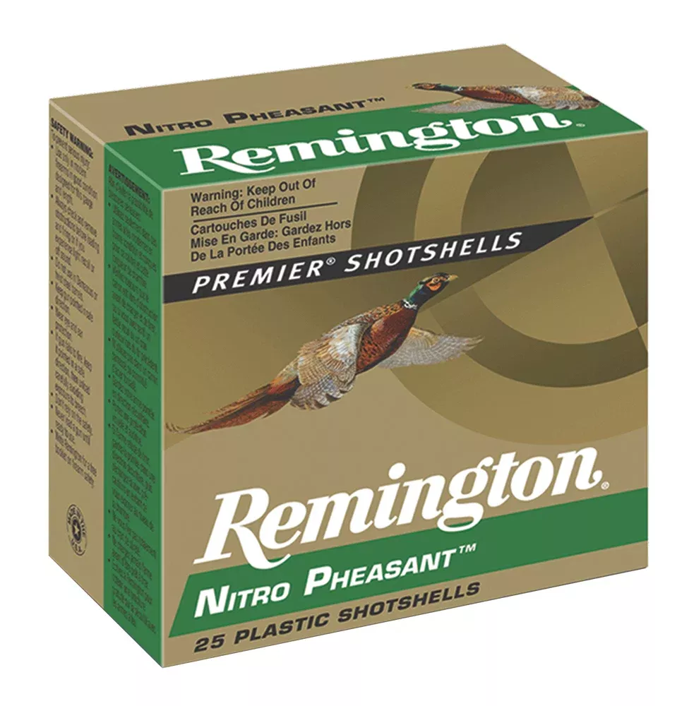 Remington Ammunition 28632 Nitro Pheasant12Gauge 2.75" 1 3/8oz 4Shot 25 Per Box/10 Case