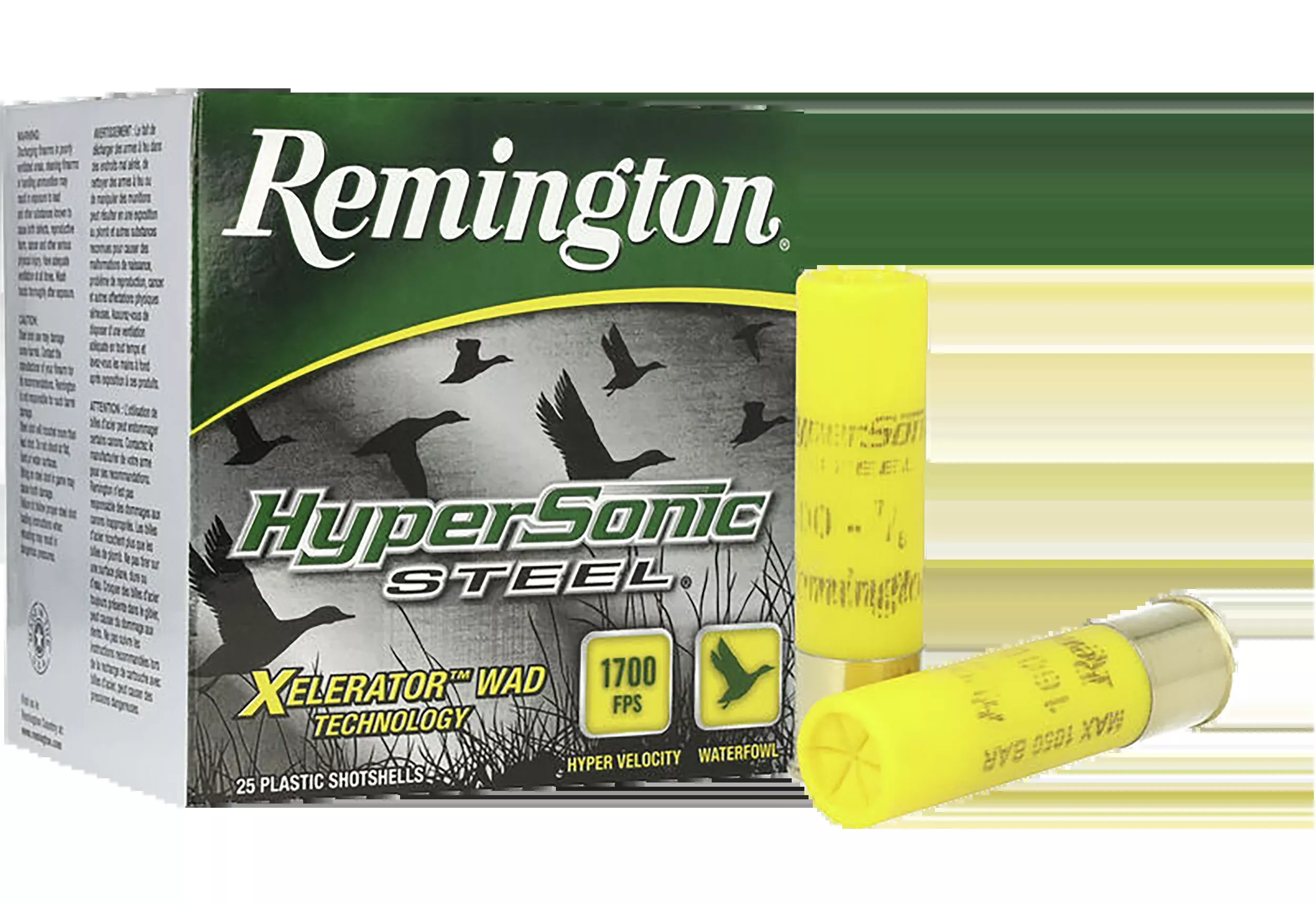 Remington Ammunition HyperSonic Steel 20 Gauge 3" 7/8oz #2 Shot 25 Rd - Box or Case
