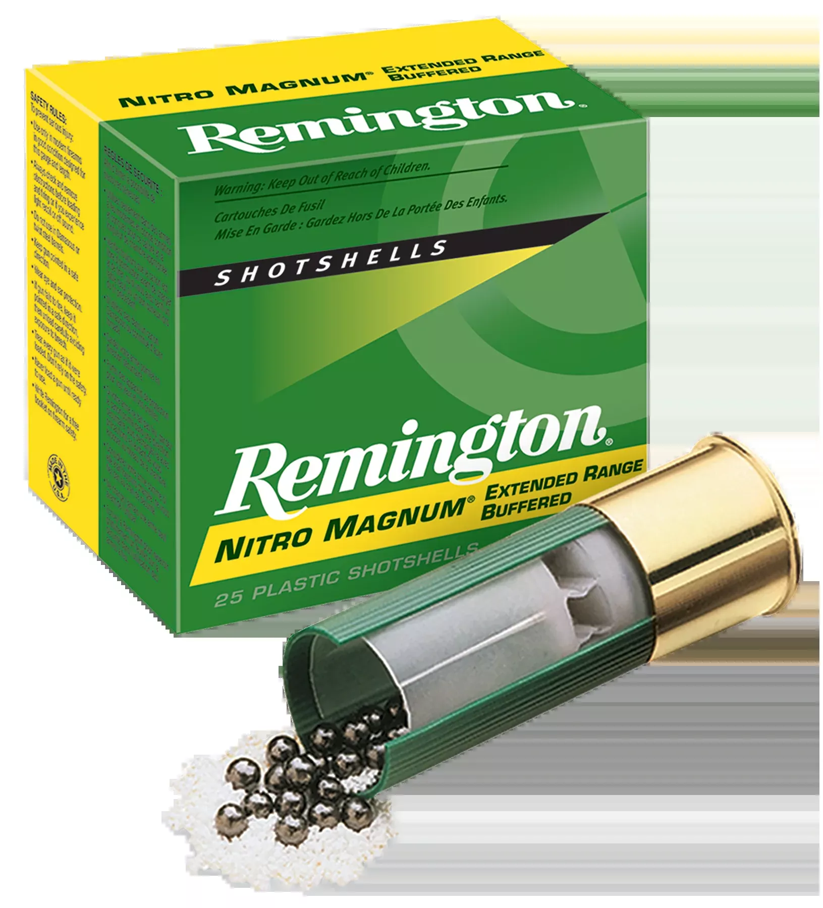 Remington Ammunition Nitro Magnum 20 Gauge 3" 1-1/4 oz 4 Shot 25 Rds - Box or Case