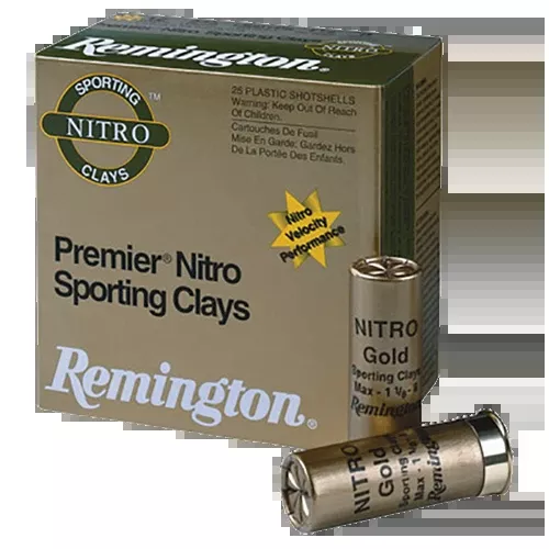 Remington Ammunition Premier Nitro Sporting Clay 12 Gauge 2.75" 1 oz 7.5 Shot - Box or Case
