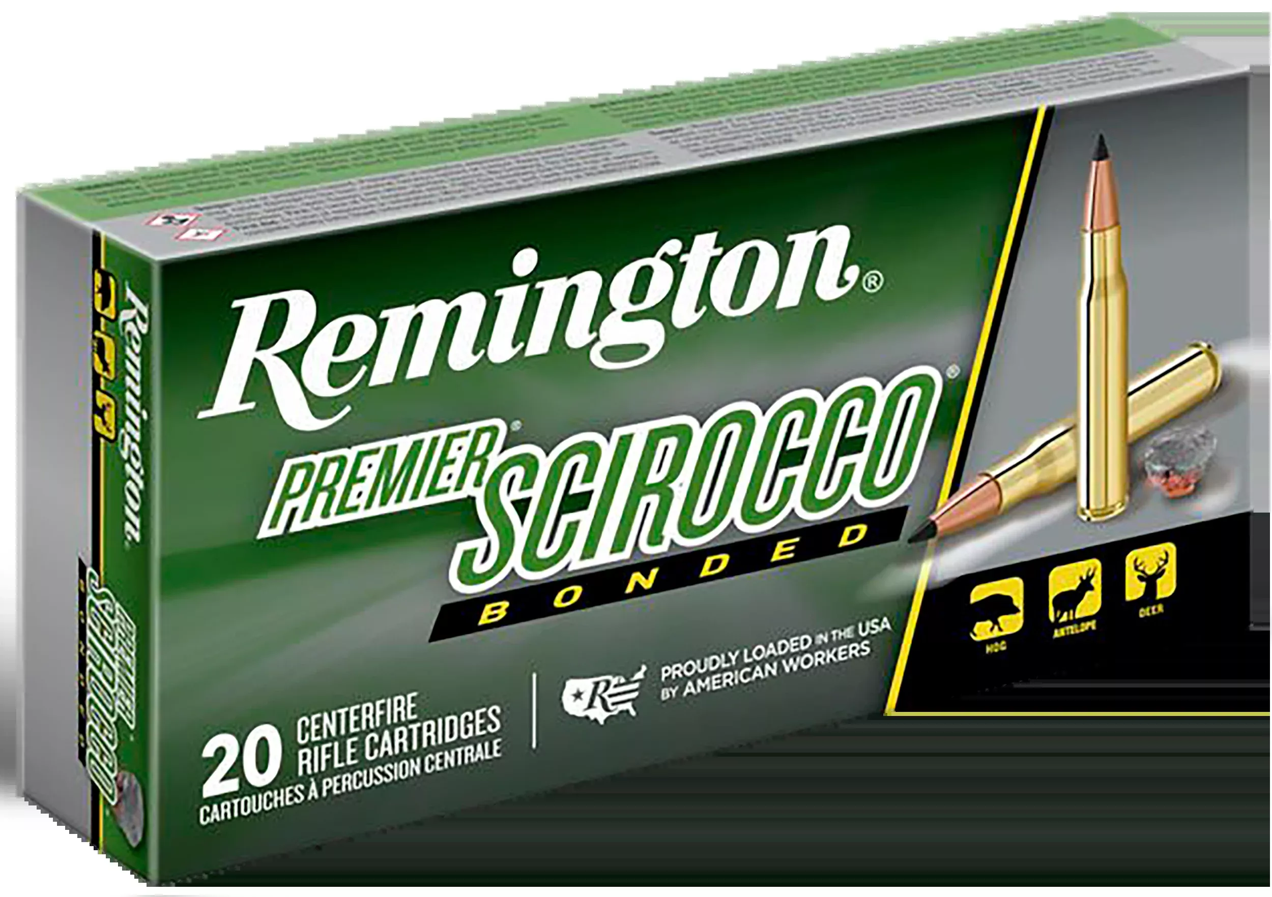 Remington Ammunition Premier Scirocco Bonded 7mm RUM 150gr 20rd - Box or Case