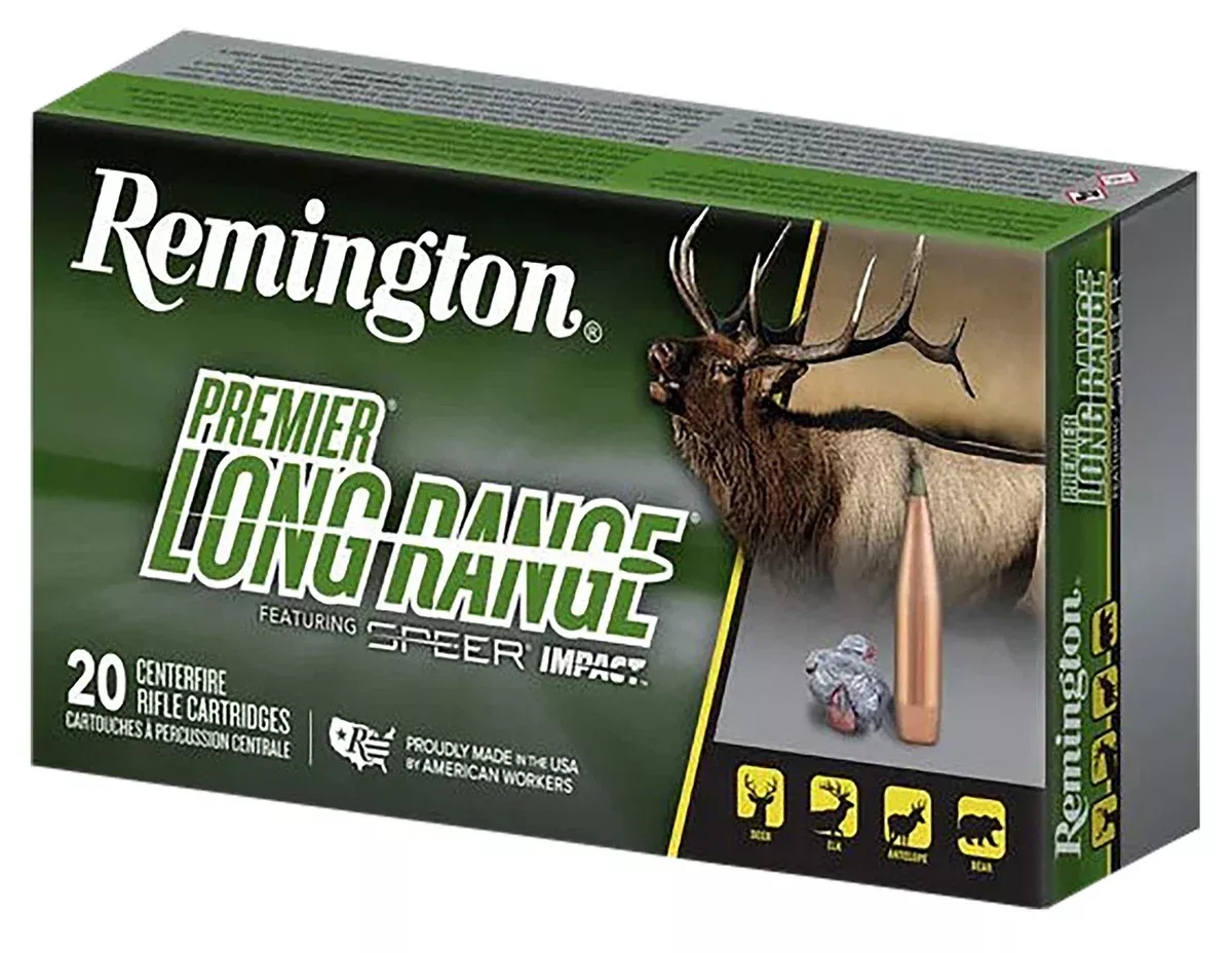 Remington Ammunition R28830 Premier Long Range 300PRC 215gr Speer Impact 20 Per Box/10 Case