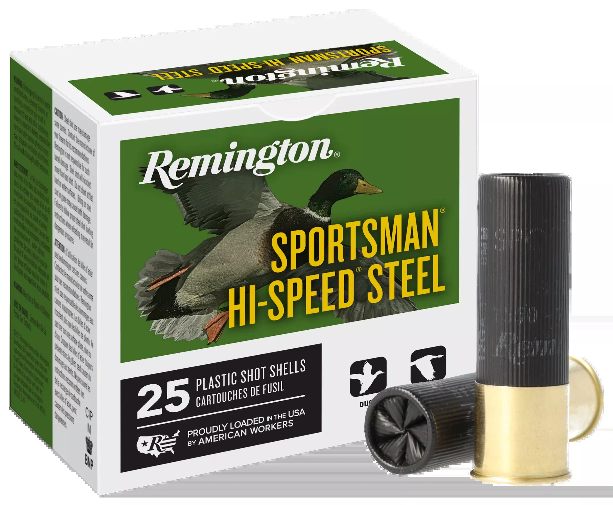 Remington Ammunition Sportsman Hi-Speed Steel 12 Gauge 3" 1-1/8 oz #4 Shot - Box or Case