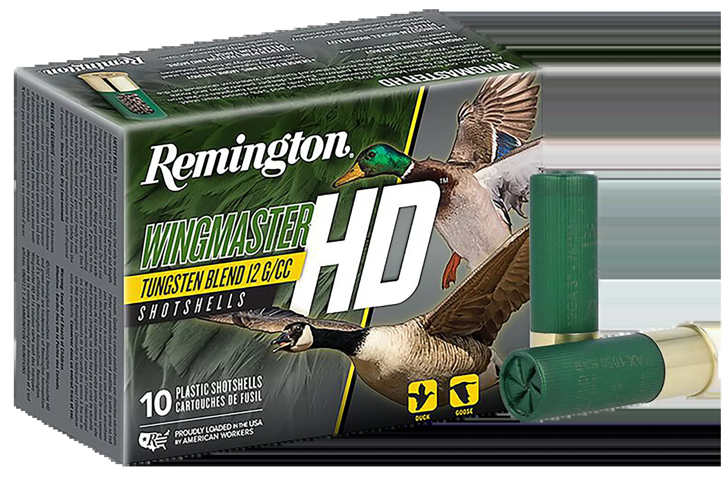 Remington Ammunition Wingmaster HD 12 Gauge 3" 1-1/4 oz #4 Tungsten 10 Rd - Box or Case