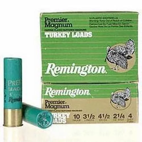 Remington Turkey 10 Gauge 3-1/2" #4 Plated 2-1/4 o