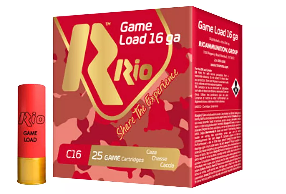 Rio Ammunition RCHV1675 Game Load16Gauge 2.75" 1 1/8oz 7.5Shot 25 Per Box/10 Case