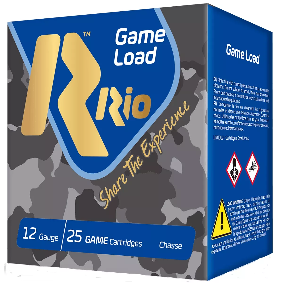 RIO AMMUNITION SG328 Game Load Super Game High Velocity 12 Gauge 2.75" 1-1/8 oz 8 Shot- 25 Shells per Box