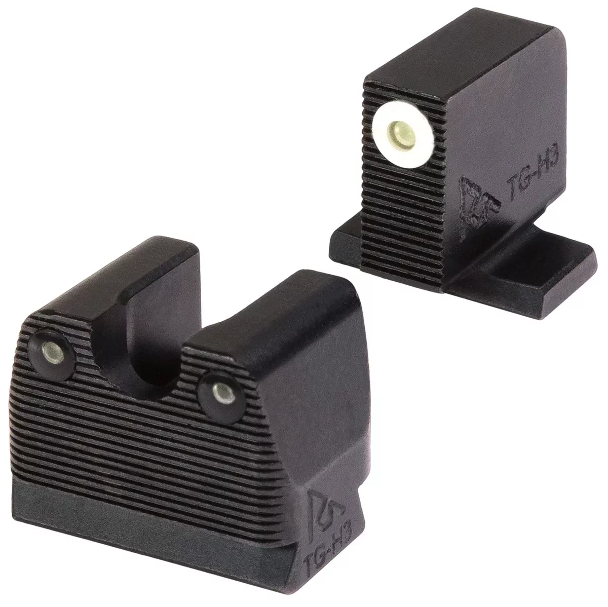 Rival Arms RARA3B231S SIG Sauer 3-Dot Night SightsGreen Tritium White Outline Front Sight-Green Tritium Black Outline Rear Sight