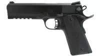 Rock Island 51484 Tac Standard Fs 45 Acp Caliber With 5 " Barrel, 8 + 1 Capacity, Overall Black Parkerized Finish Steel, Picatinny Rail/Beavertail Frame, Serrated Slide & Black Rubber Grip