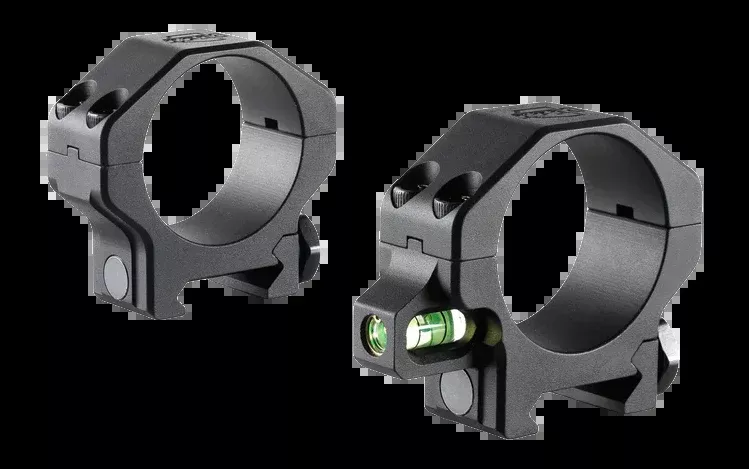 Ruff's Precision 30mm Low Scope Ring Set with Co-Linear Bubble Level CLR-30885