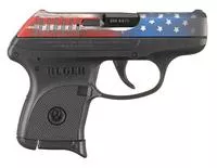 Ruger 13710 Lcp 380 Acp 2.75 " Barrel 6 + 1, High Performance Glass- Filled Nylon Grip Frame American Flag Cerakote Through- Hardened Steel Slide