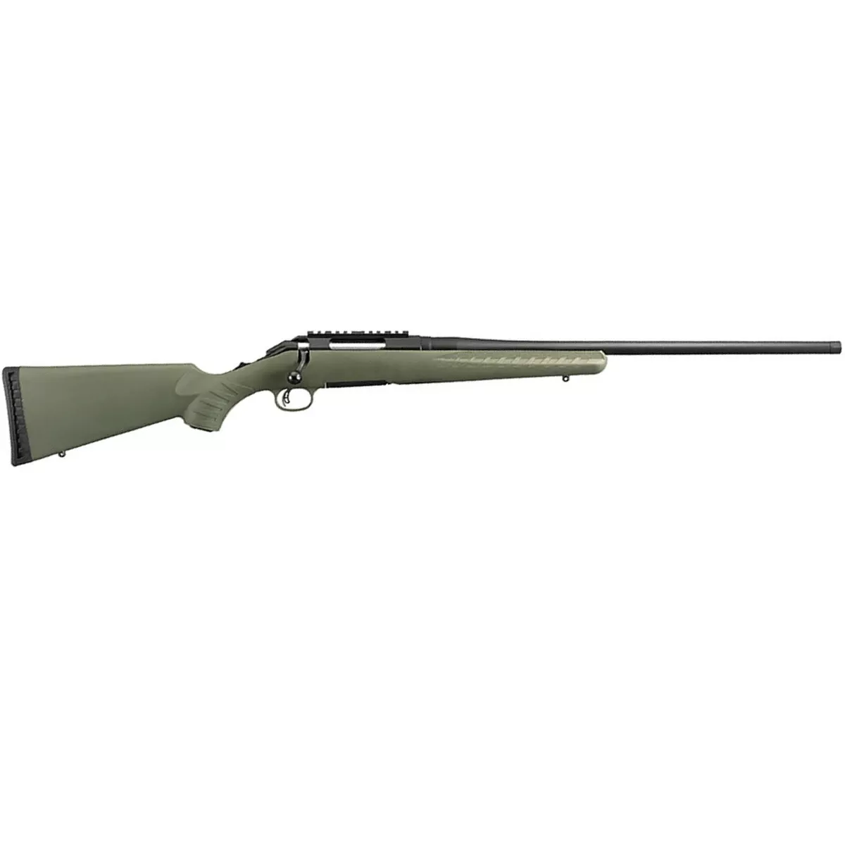 Ruger American Predator Bolt 6.5 Creedmoor 22" TB 4+1 Synthetic Moss Green Stk Black