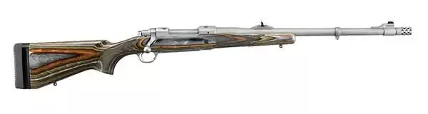 RUGER HAWKEYE GUIDE GUN 375 RUGER BOLT RFL, 20″ MT STS THRDED, GRN MTN STOCK, 3RD