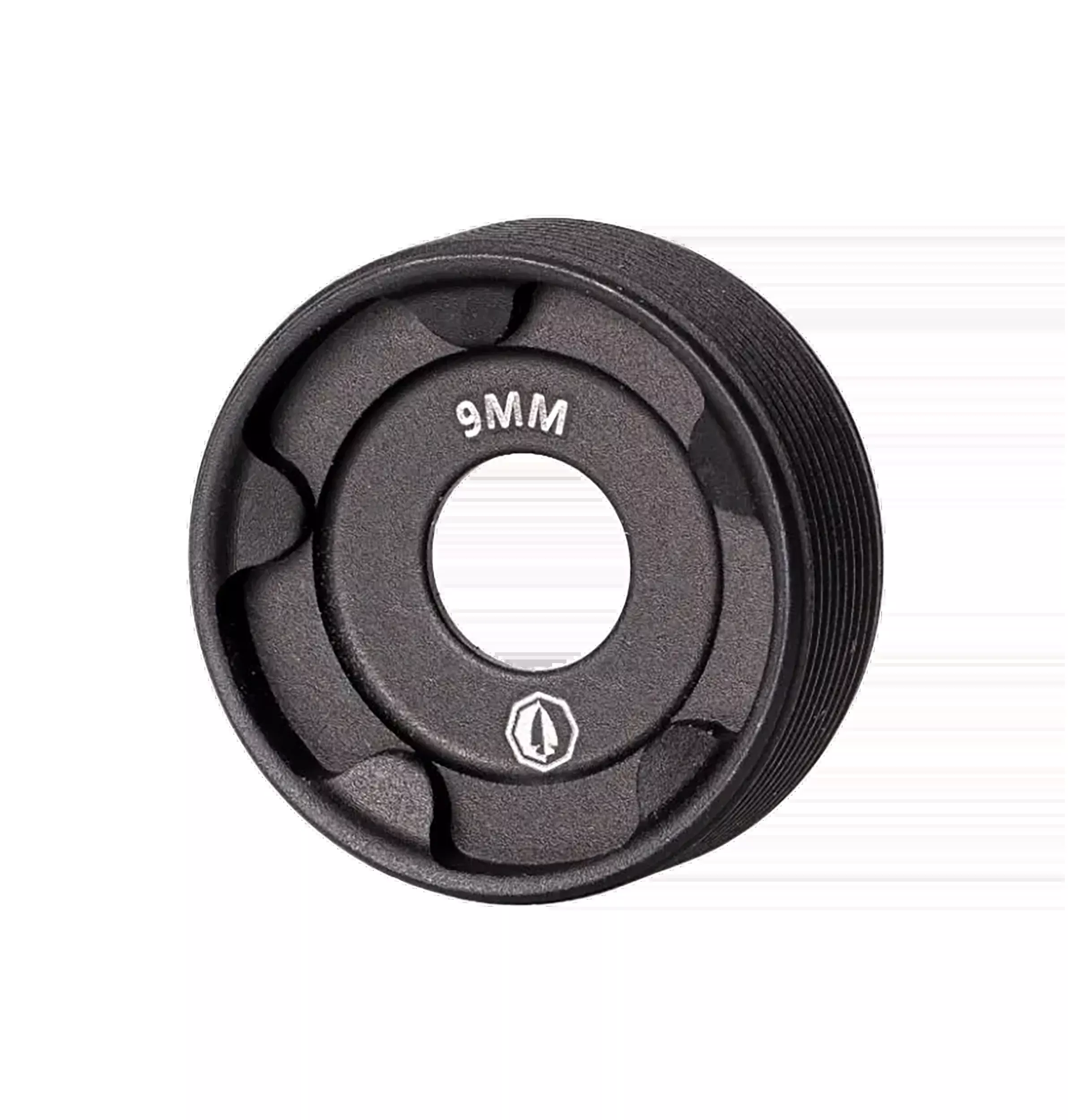 Rugged Suppressor FC002 Front Cap 9mm Luger Black