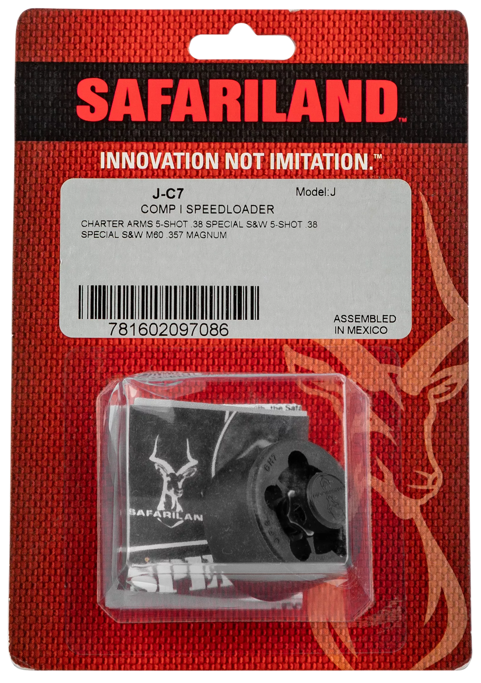 Safariland JC7 Comp l38 Special/357 Mag 5rd Charter Arms/S&W