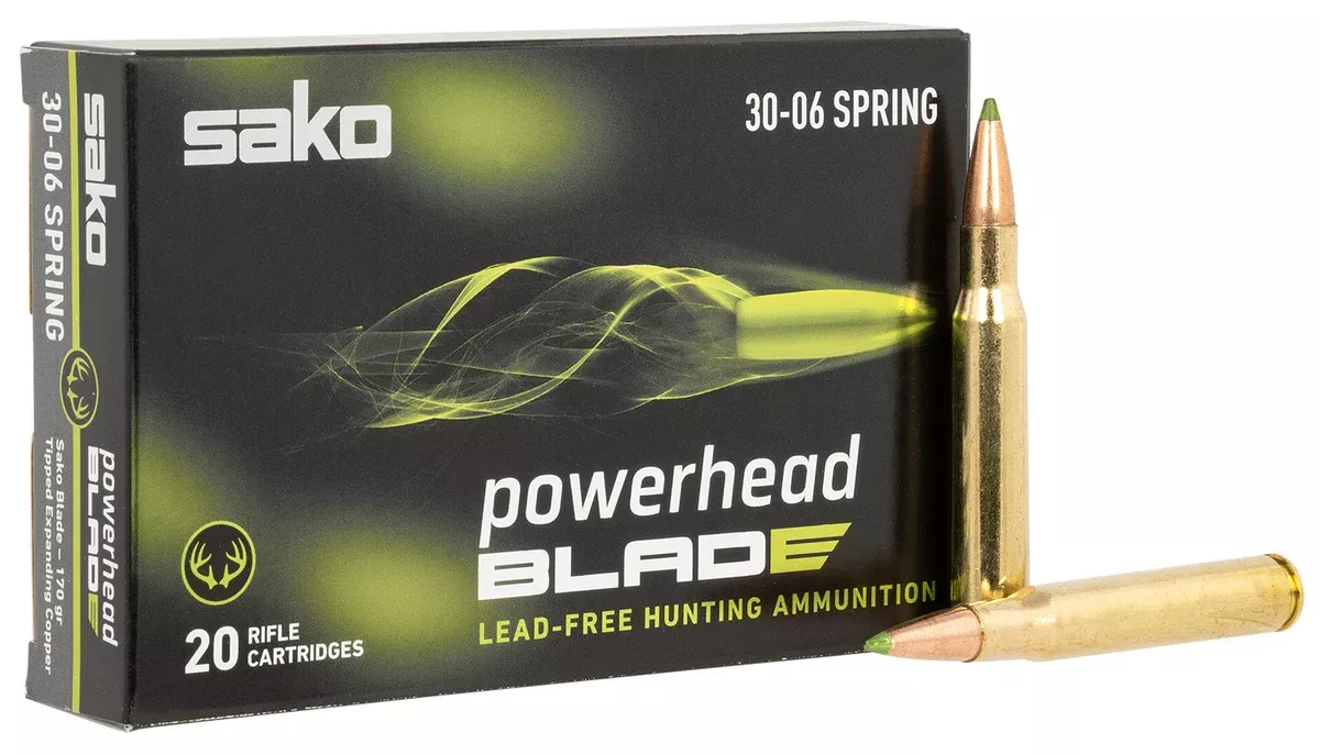 SAKO (TIKKA)PowerHead Blade 30-06Springfield 170gr 20 Per Box/10 Case