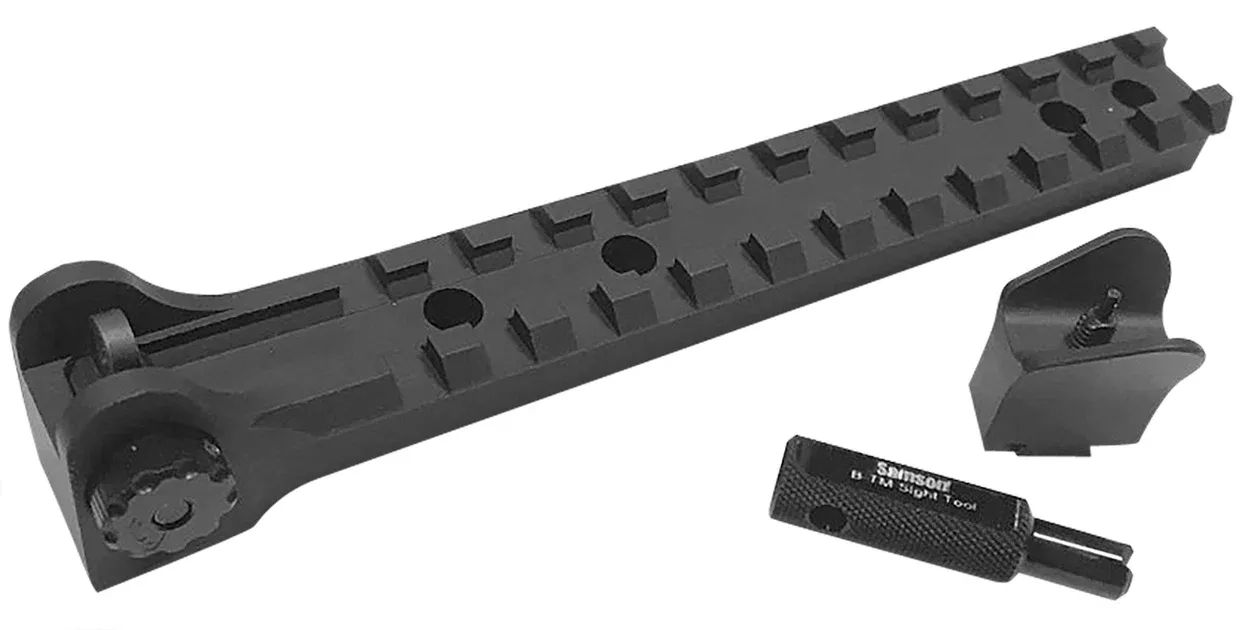 Samson 040408201 B-TM Sight Package for Ruger 10/22Black Anodized Front & Rear Sight