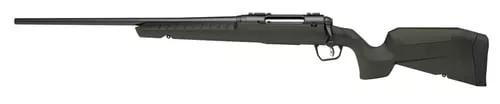Savage Arms 32073 Axis 2243 Win 4+1 22" Matte Black Sporter Barrel, Matte Black Drilled & Tapped Steel Receiver, Fixed Green Synthetic Stock, Left Hand