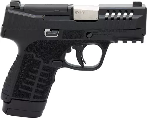 Savage Arms 67062 Stance XR 9mm 13+1 3.20" Natural Black Nitride Ported Stainless Steel Slide Black Glass Filled Nylon Grip Ambidextrous