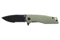Schrade Artillery Folding Knife 2.75 " Combo Drop Point Blade