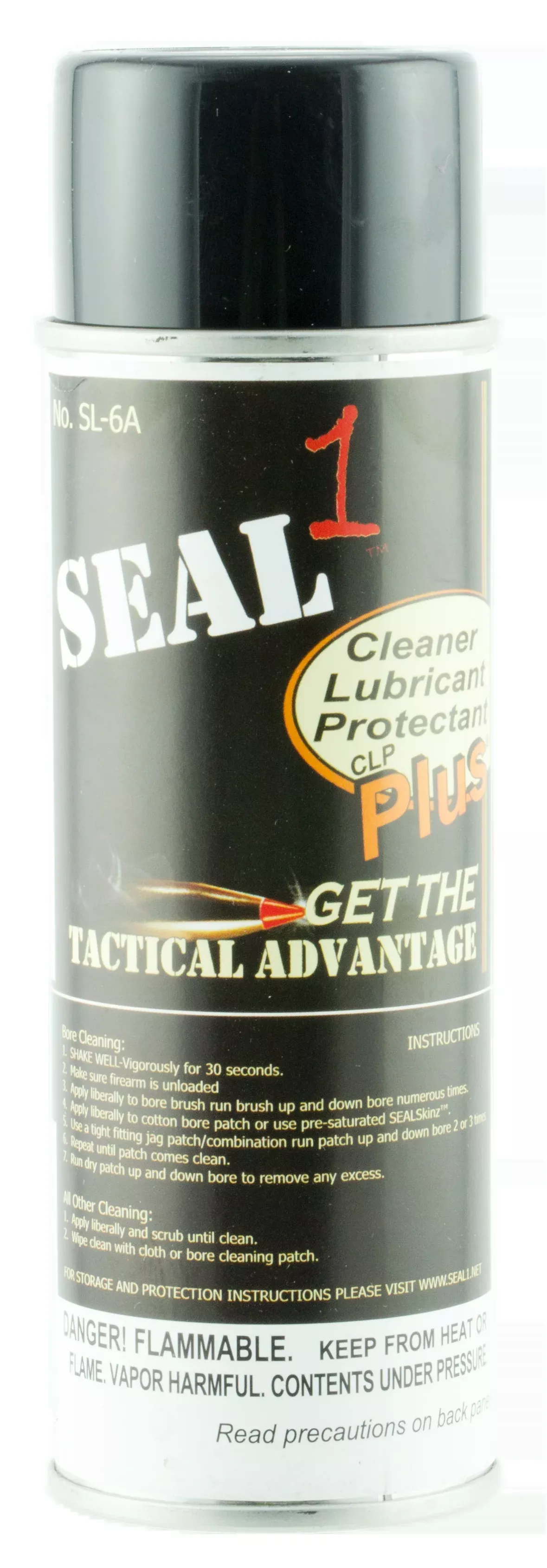 Seal 1 SL6A CLP Plus Liquid 6 oz Aerosol - Firearm Cleaner/Lubricant/Protectant