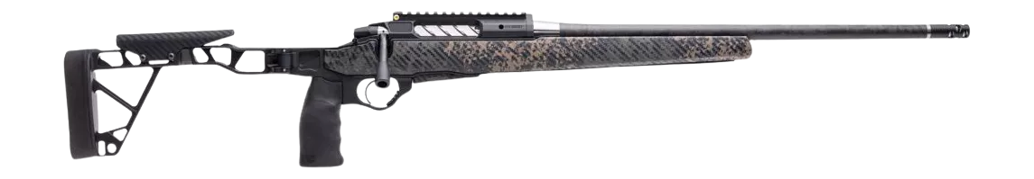 Seekins Precision 11710483F Havak Element Hunter 25 Creedmoor 3+1 20" Carbon Fiber Threaded Barrel, Woodland Shadow Camo Receiver w/20 MOA Rail w/Bubble Level, M-LOK Handguard, Black Aluminum Seekins