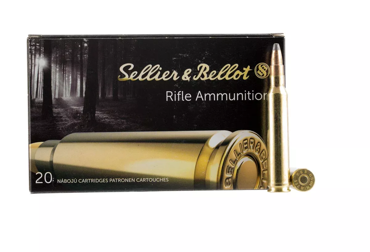 Sellier & Bellot SB300B Rifle300WinMag 180gr Soft Point Cut Through Edge 20 Per Box/20 Case