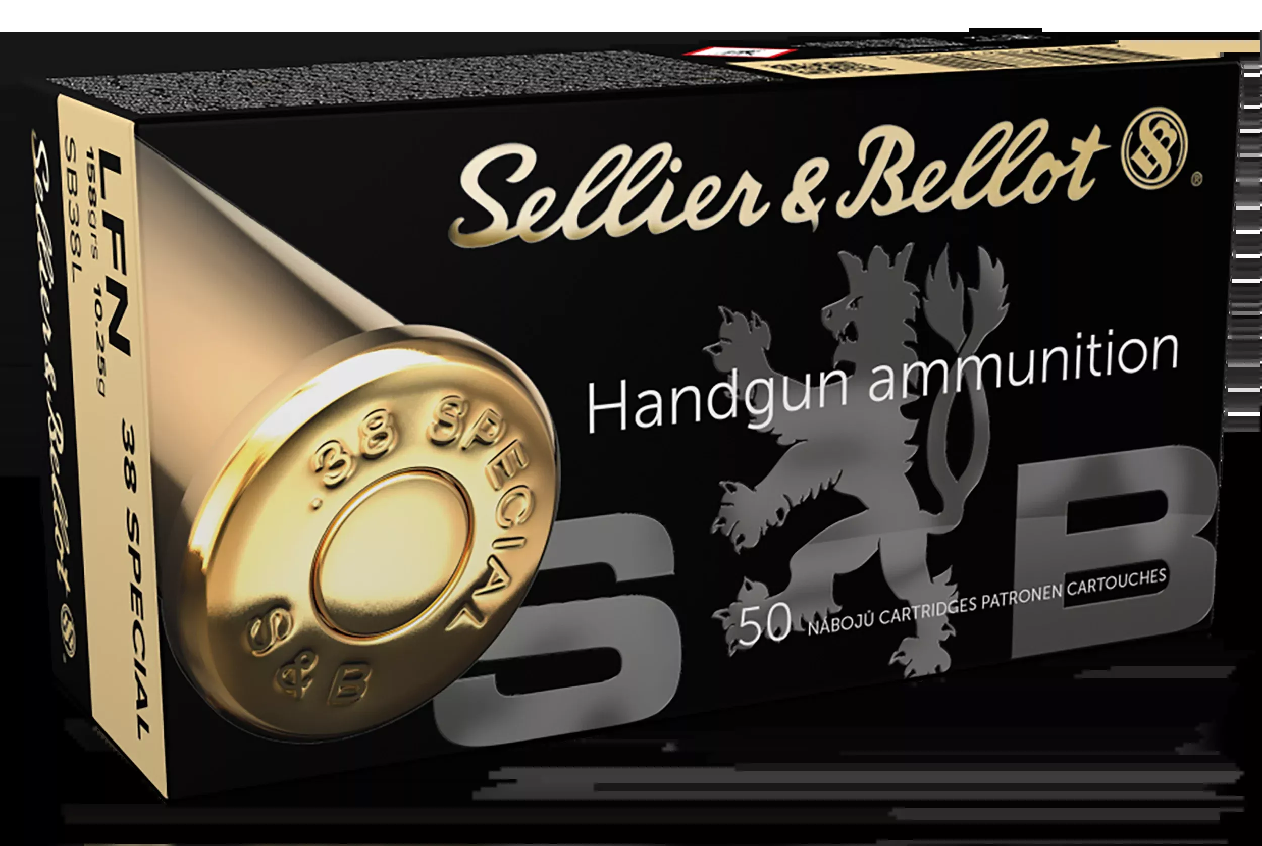 Sellier & Bellot SB38L 38 Special 158gr Lead Flat Nose - Box or Case