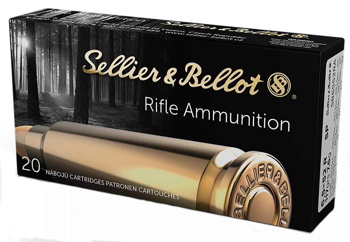Sellier & Bellot SB6552RA Rifle6.5x52mmR 117gr Soft Point 20 Per Box/25 Case