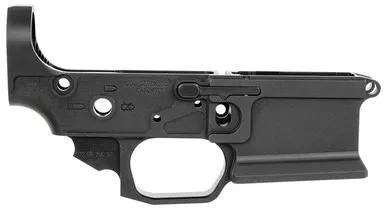 Sharps Bros SBLR08F Livewire Stripped Lower Multi-Caliber Black Anodized Finish 7075-T6 Aluminum Material Compatible with Mil-Spec for AR-Platform