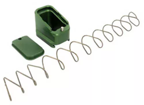 Shield Arms +5/+4 Magazine Extension Aluminum Anodized Finish Operational Detachment Alpha Green Fits Glock 19/23