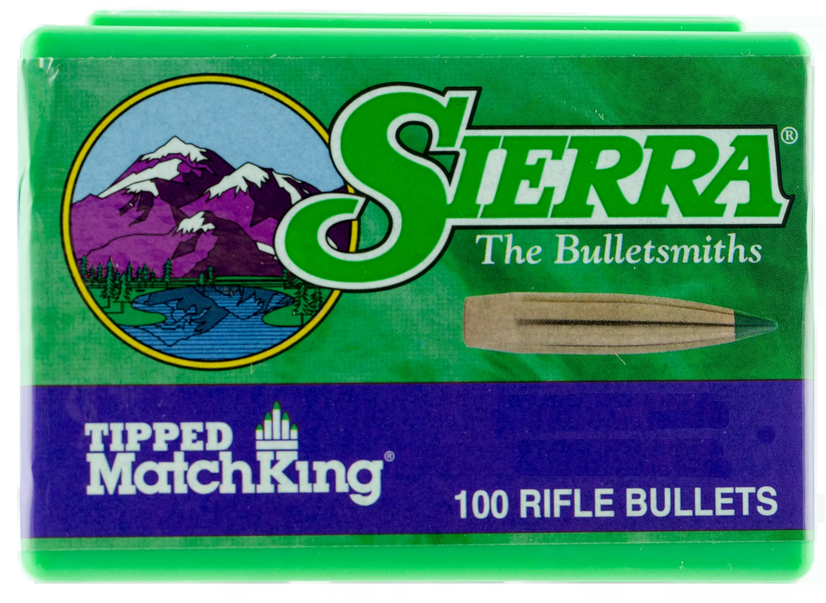 Sierra 7295 Tipped MatchKing 6mm .243 95gr Polymer Tip Reloading Bullets - 100/Box