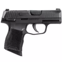 Sig Sauer 365380bssms P365 Micro- Compact 380 Acp 10 + 1 3.10 " Black Carbon Steel Barrel, Black Nitron Optic Ready/Serrated Slide & Frame W/Sig Rail, Black Polymer Grips, Manual Safety, Right Hand
