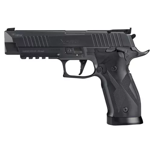 Sig Sauer Airguns AIRX5177BLK P226 Air X-Five Air Pistol Single/Double CO2 .177 Pellet 20 rd Black Steel Frame Black Slide