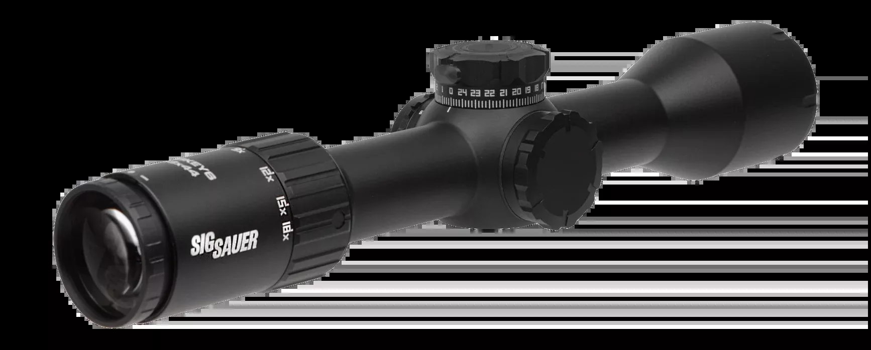 Sig Sauer Electro-Optics Whiskey6 3-18x44 30mm First Focal Plane MOA Black Riflescope SOW63115