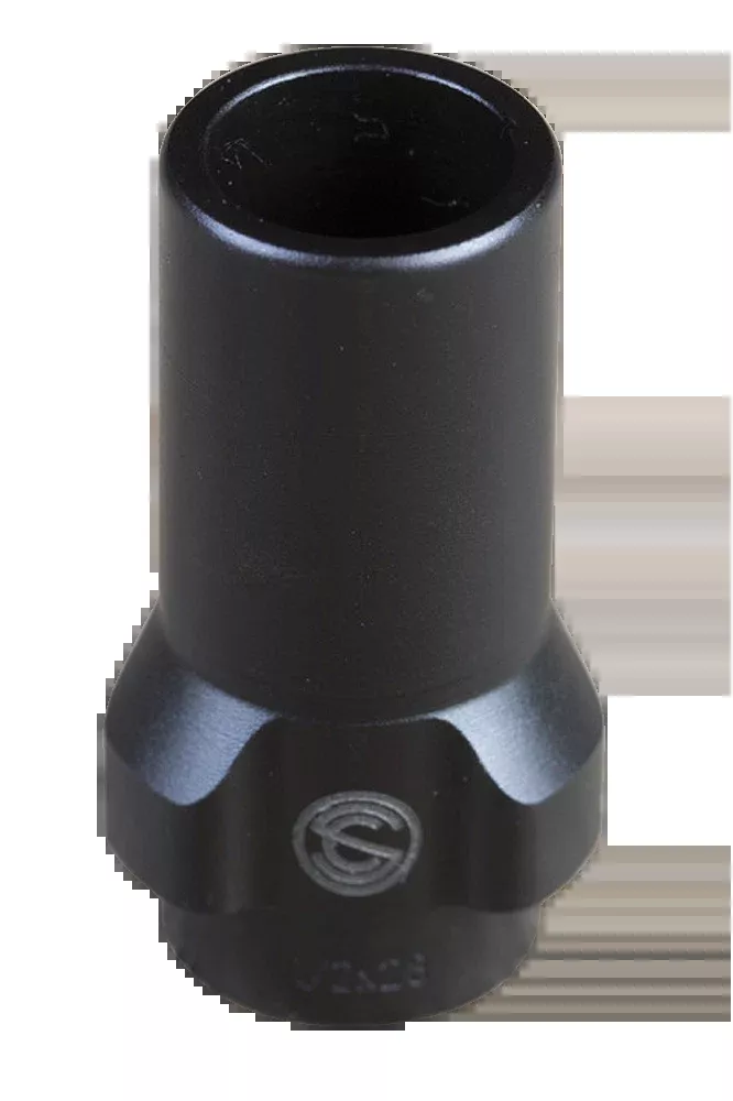 SilencerCo 3-Lug Muzzle Device for 9mm Luger, 5/8x24 Thread Suppressor Adapter AC2609