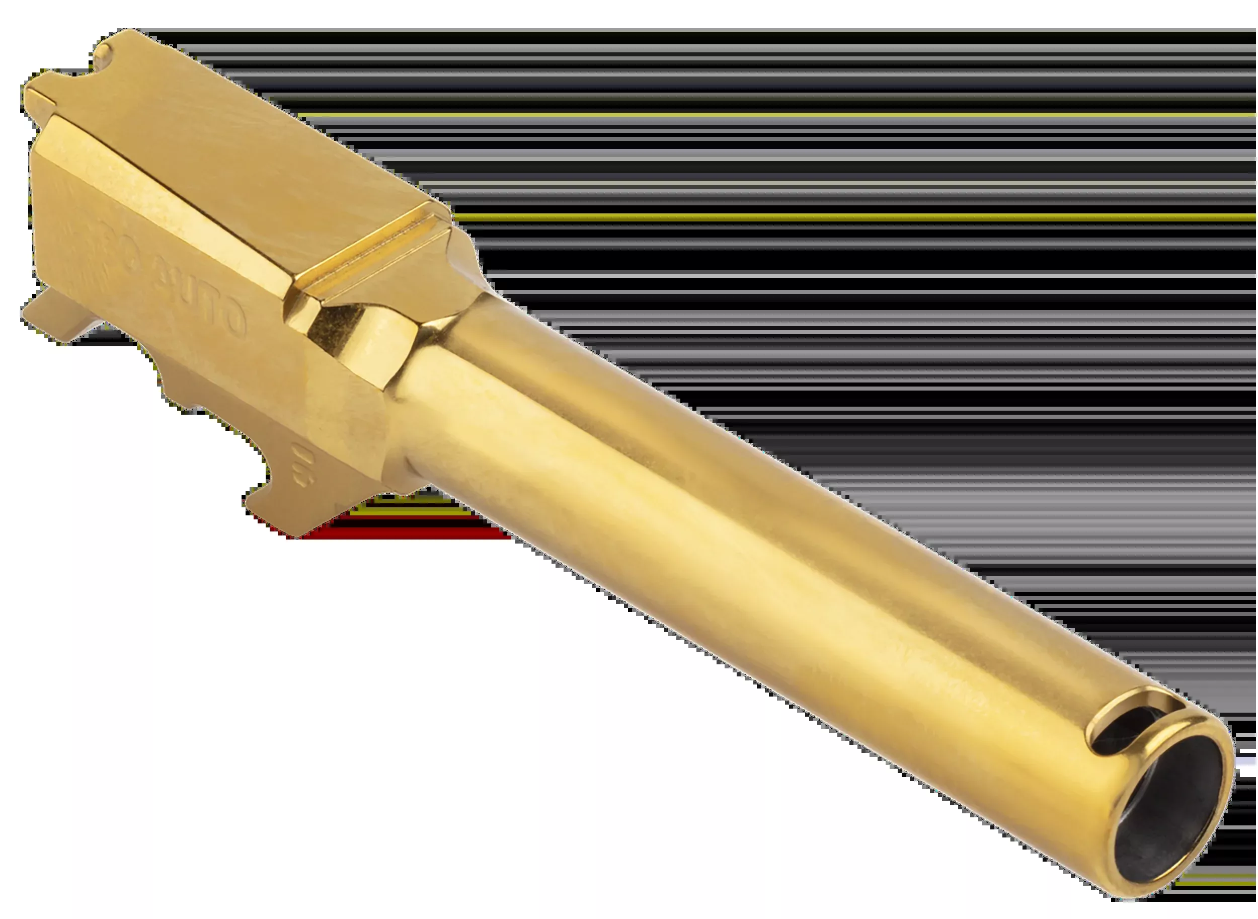 Smith & Wesson M&P 380 Shield EZ Performance Center Ported Gold Barrel, 3.83in 14422