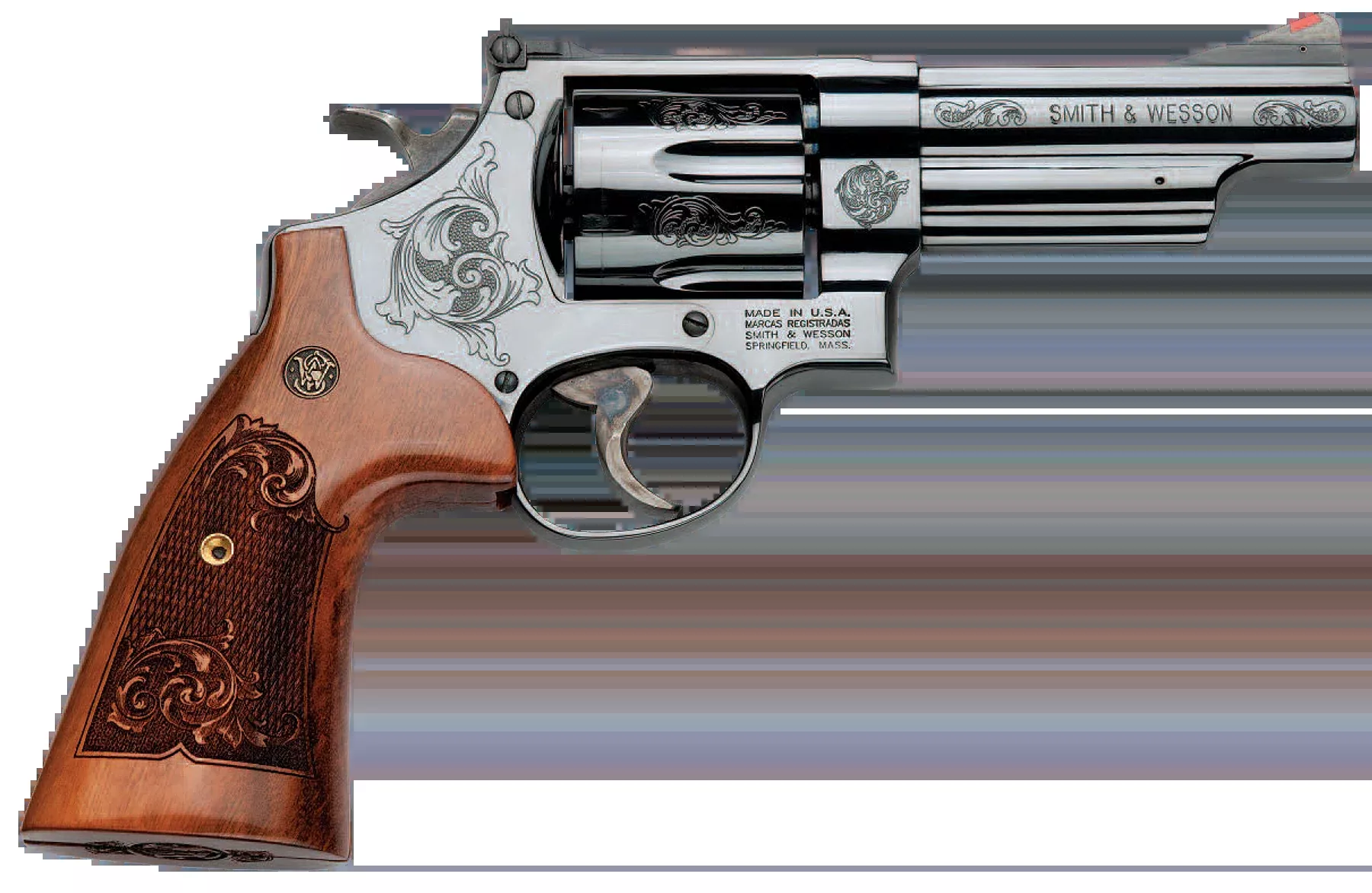 Smith & Wesson Model 29 44 Rem Mag 4" 6rd DA/SA Revolver - Machine Engraved