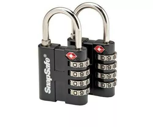 SnapSafe TSA Padlocks (2 Pack)