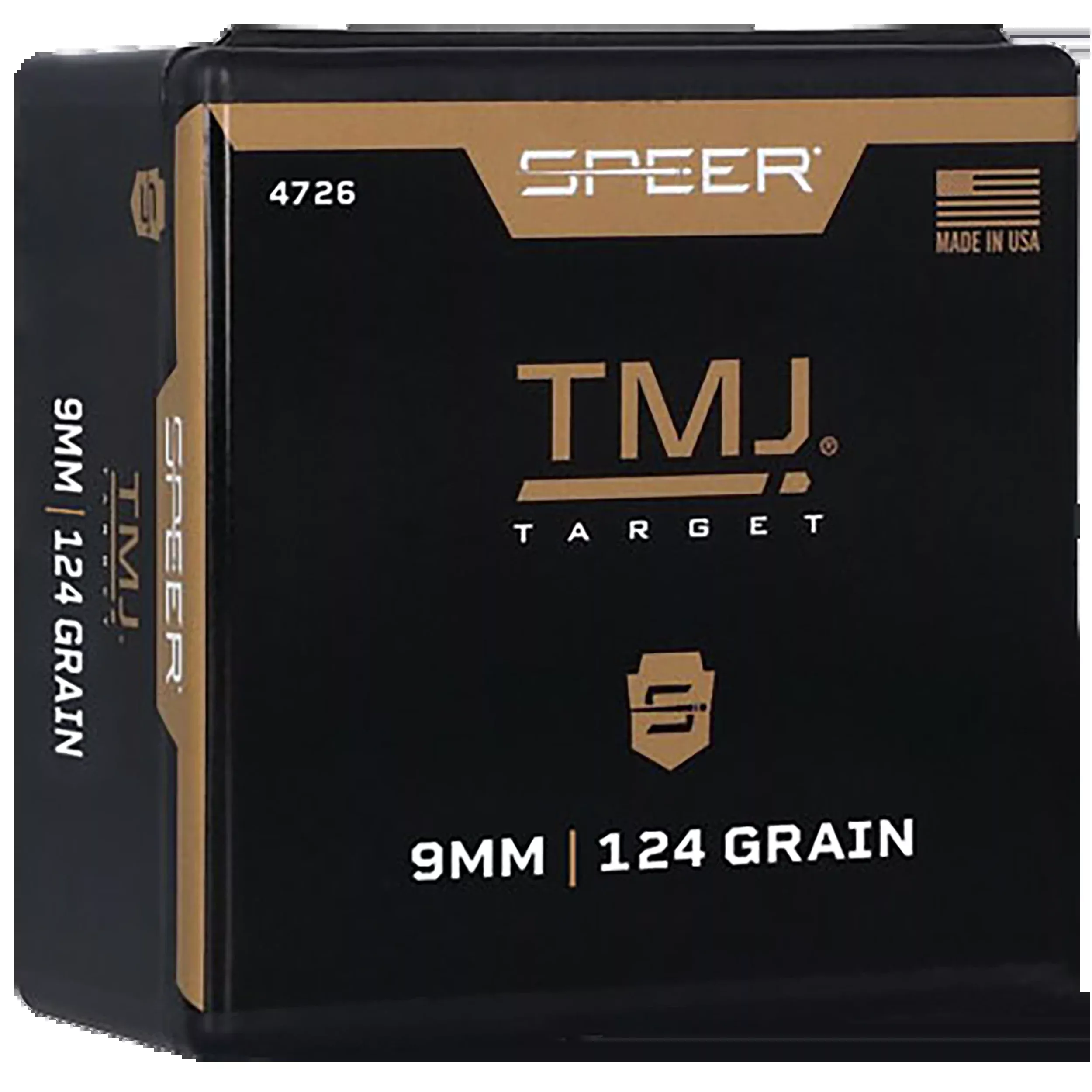 Speer Ammo 4726 TMJ Value Pack 9mm .355 124gr Total Metal Jacket - 600/Box
