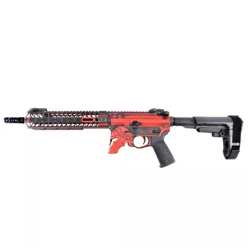 SPIKE'S TACTICAL STP5607-M1R SPARTAN PISTOL 5.56 NATO 11.5" RED