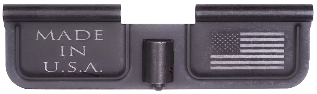 Spikes SED7002 Ejection Port Door USA/Flag AR-15 Black Phosphate Steel