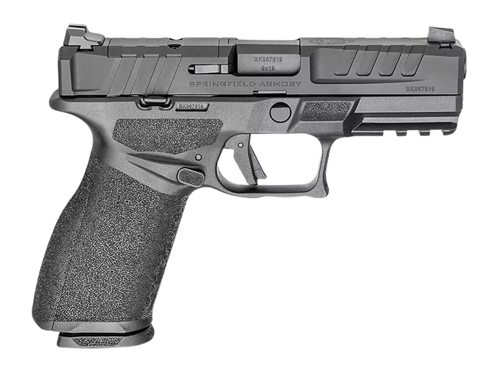 Springfield Armory EC9409BFCU15 Echelon 4.0FC 9mm Luger 15+1 4" Black Melonite Steel Barrel &Optic Ready/Serrated Slide, Black Polymer Frame w/Picatinny Rail, Ambidextrous